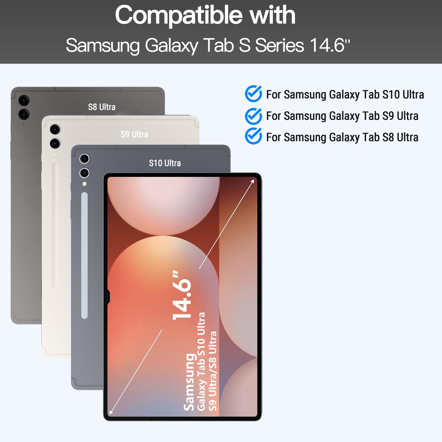 Amazon.co.jp: Sackei Samsung Galaxy Tab S10 Ultra S9 Ultra S8